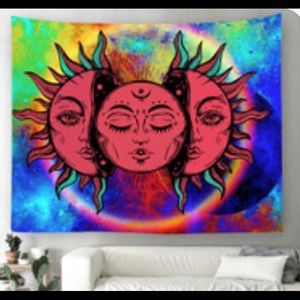 Sun moon tapestry multicolor❤️